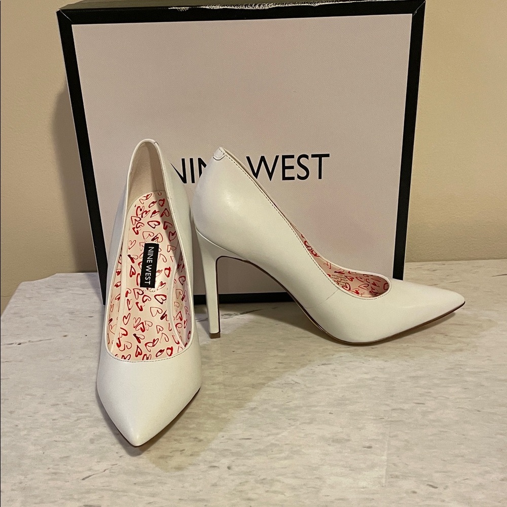 Nine West Cream Women's Heels